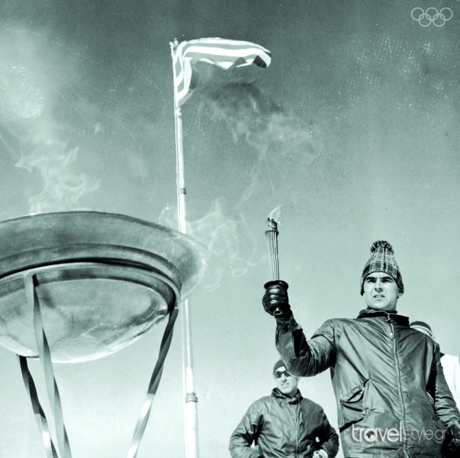 February 1968: A skier secrets arachova