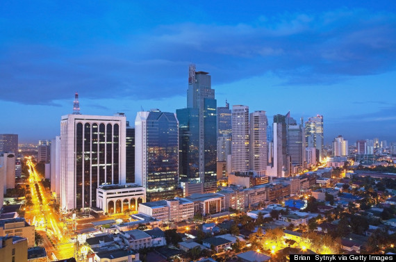 Manila / Makati Skyline at dusk