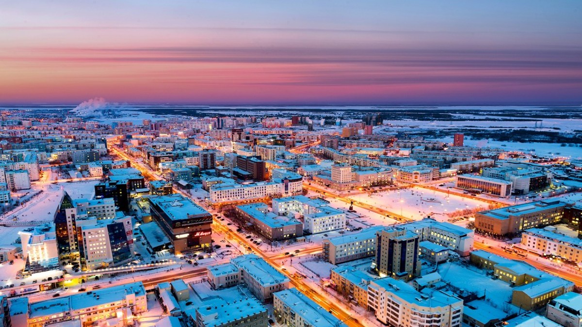 Yakutsk Σιβηρία κρύα πόλη