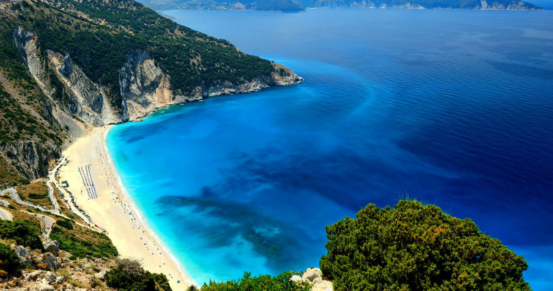 Ο Μύρτος, μια όχι μόνο από της ομορφότερες παραλίες της Κεφαλονιάς αλλά όλης της χώρας