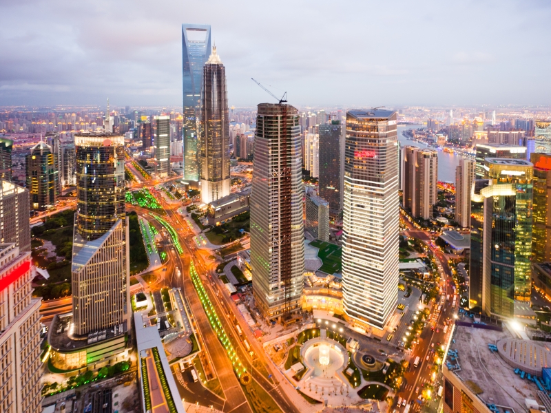 Κίνα Σαγκάη ουρανοξύστες