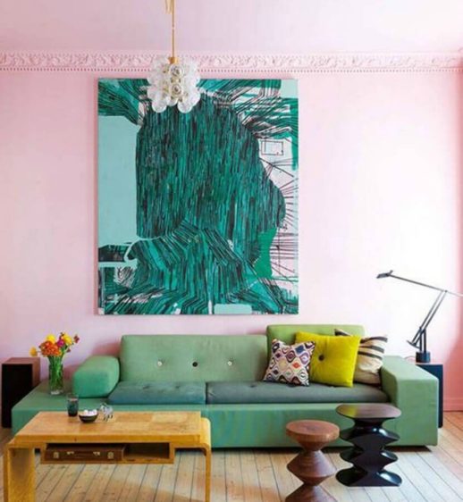 Deco pink green