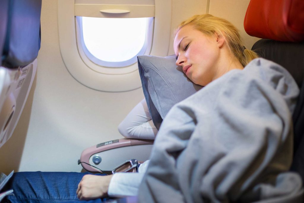 Sleeping airplane