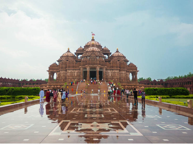 Ένας εντυπωσιακός ναός στο Νέο Δελχί!