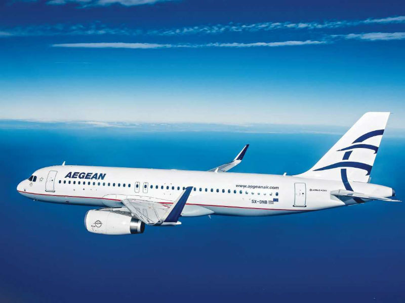 αεροπλάνο aegean airlines