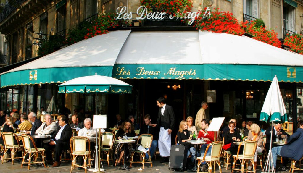 Les Deux Magots, καφέ Παρίσι