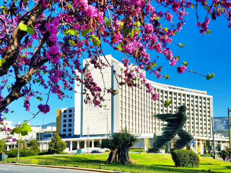 Το Hilton στην Αθήνα την Άνοιξη