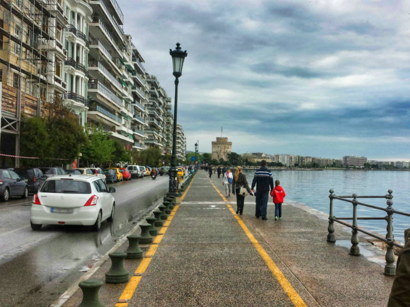 Βροχές στη Θεσσαλονίκη