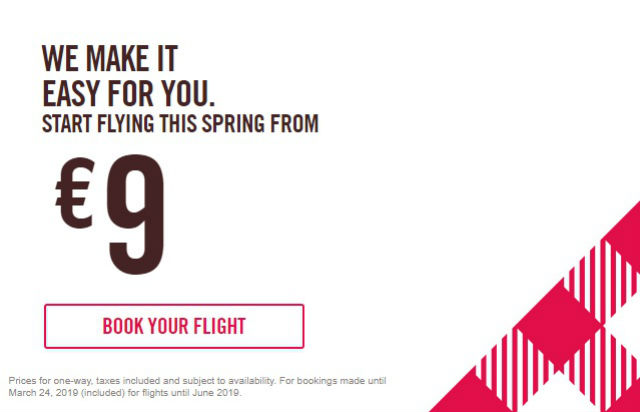 Volotea προσφορά 9€ - Μάρτιος 2019