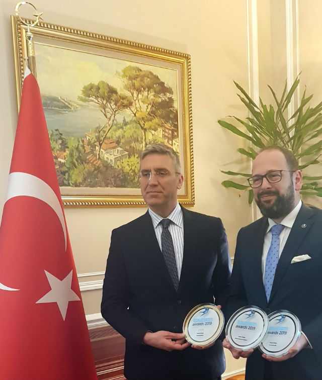 Burak Özügergin Turkish Ambassador Alp Yavuzeser General Manager Turkish Airlines