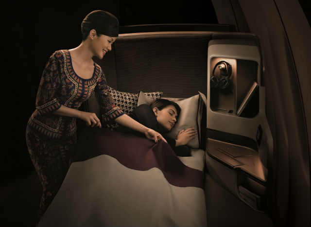 Singapore Airlines καμπίνα