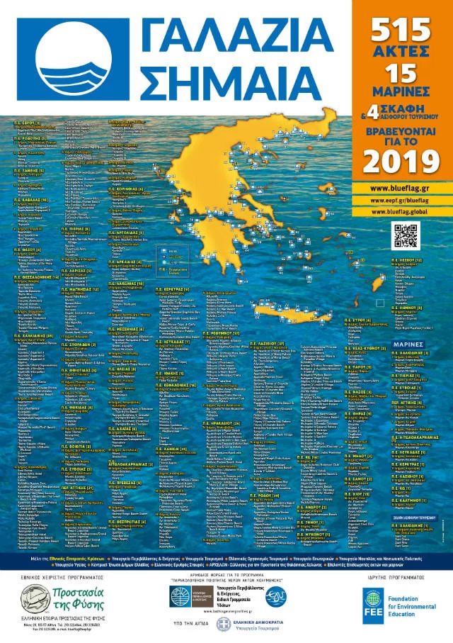 Γαλάζια Σημαία 2019