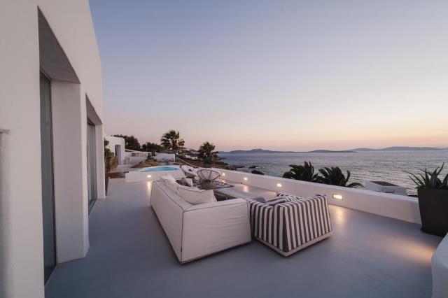 Seawest Villa Mykonos βεράντα με θέα