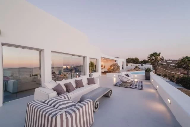 Seawest Villa Mykonos βεράντα