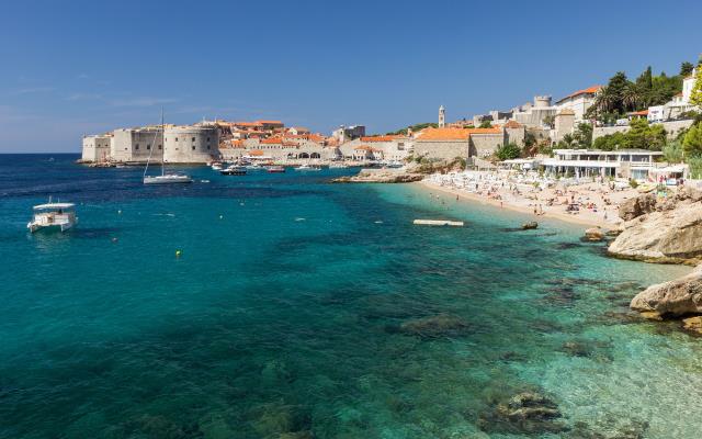 Παραλία Banje, Ντουμπρόβνικ, Κροατία