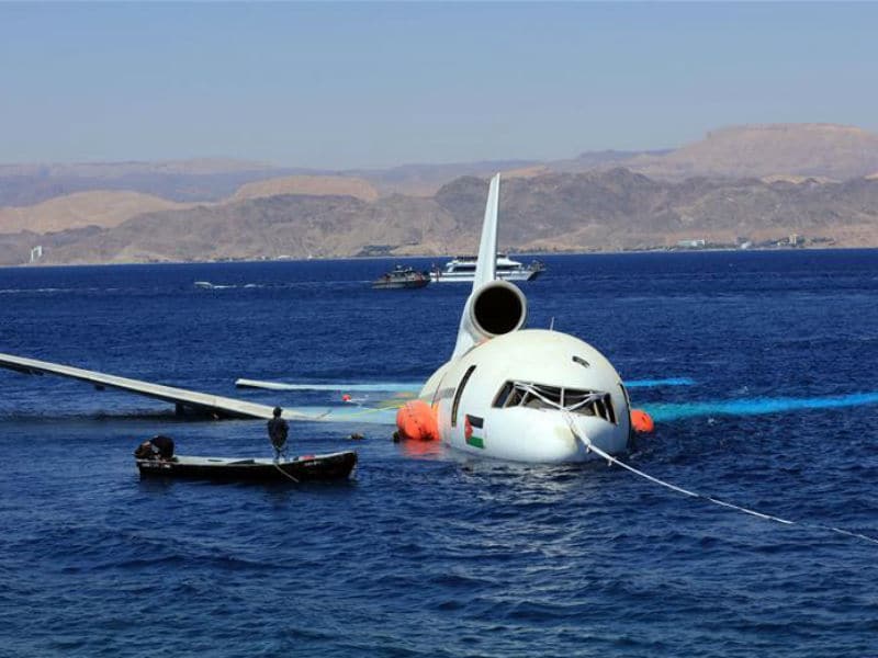 Ιορδανία: Ακόμα ένα αεροσκάφος βυθίζεται για χάρη του τουρισμού