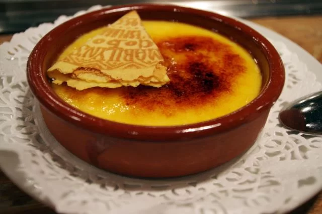 Crema Catalana - φαγητό Βαρκελώνη