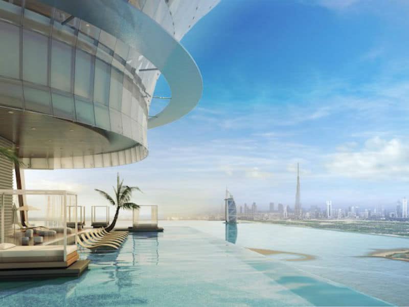 Ντουμπάι: Ανοίγει μια από τις ψηλότερες πισίνες infinity στον κόσμο!