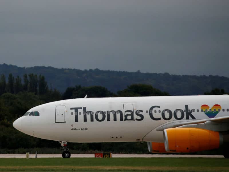 Thomas Cook τελευταία πτήση