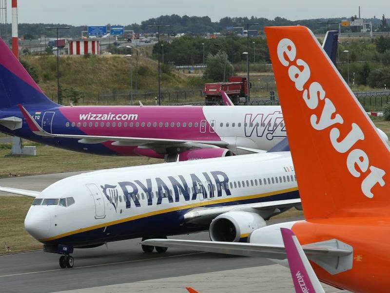 ryanair, easyjet, wizz air αεροσκάφη