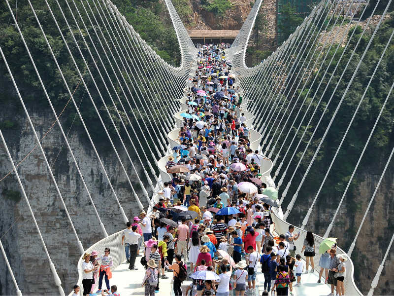 γυάλινες γέφυρες, Κίνα