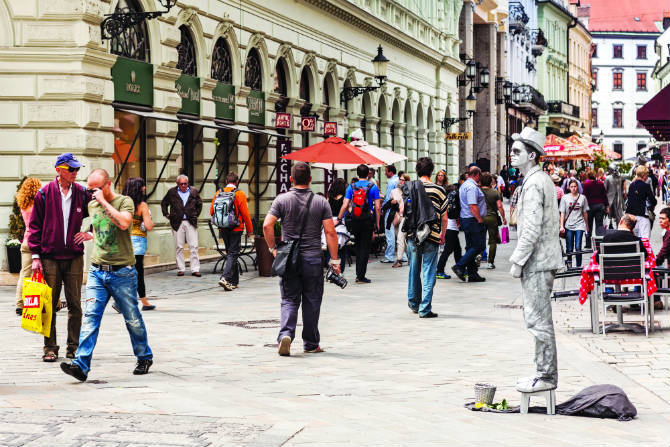 Μπρατισλάβα street artists