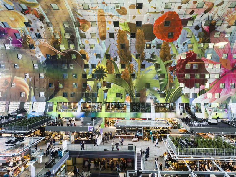 Markthal - Αγορές τροφίμων Καλύτερες αγορές τροφίμων Ευρώπη