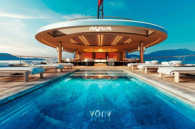 Aqua superyacht πισίνα