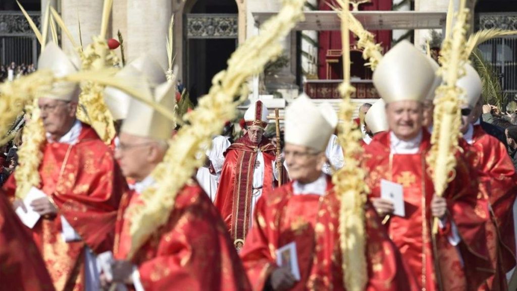 Κυριακή των Βαΐων & Μεγάλη Εβδομάδα, Βατικανό, Ρώμη