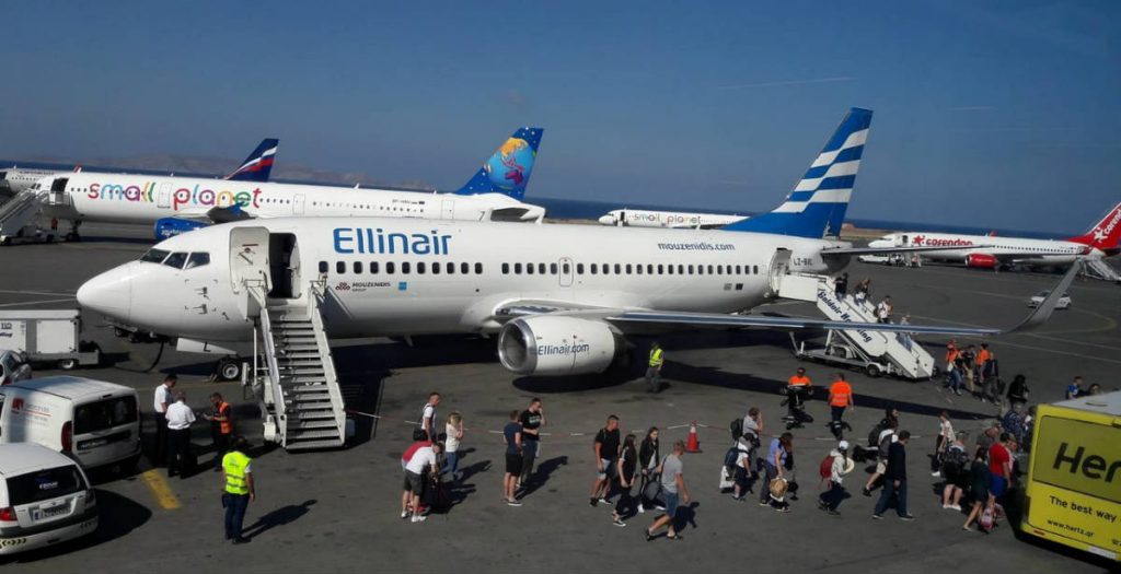 Ellinair αεροπλάνο