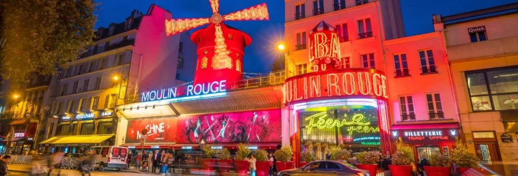 Moulin Rouge νυχτερινή ζωή