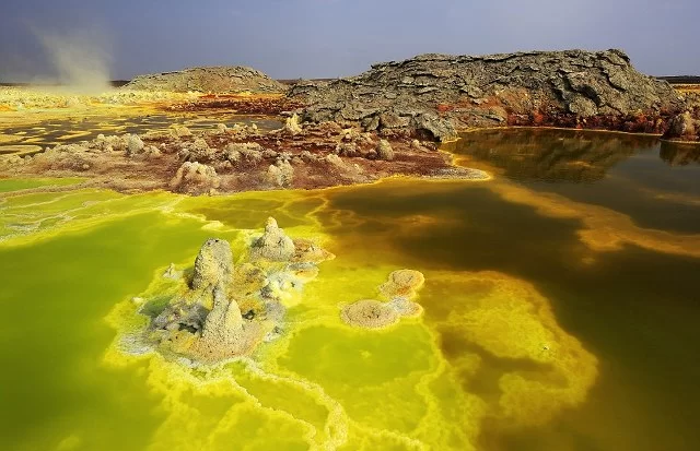 Τα υδροθερμικά πεδία στην περιοχή Dallol της Αιθιοπίας