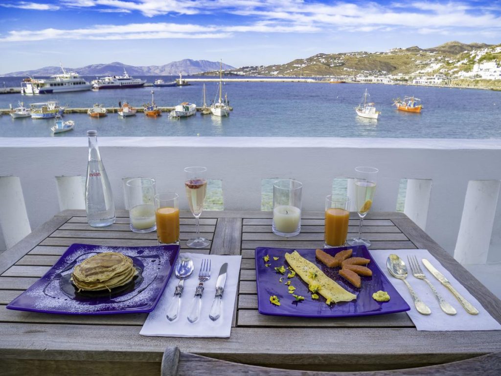 Πρωινό στο Mykonos Town Pad