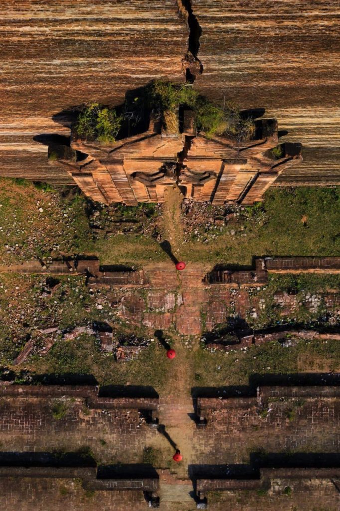 Stupa homage Μιανμάρ