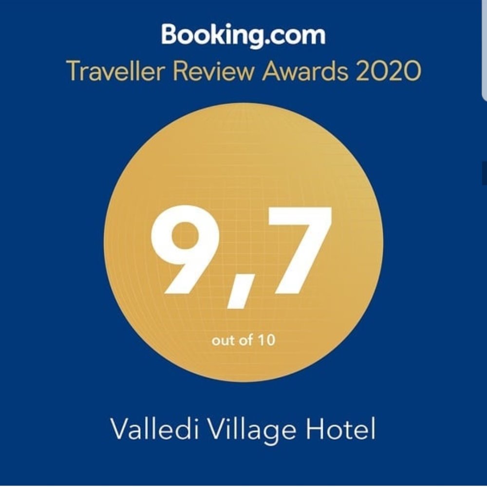 Η άριστη βαθμολογία του Valledi Village Hotel  στη booking