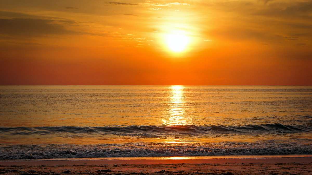 Ηλιοβασίλεμα, θάλασσα