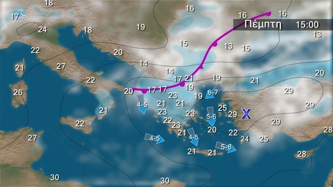 Καιρός Πέμπτη 21/5/2020