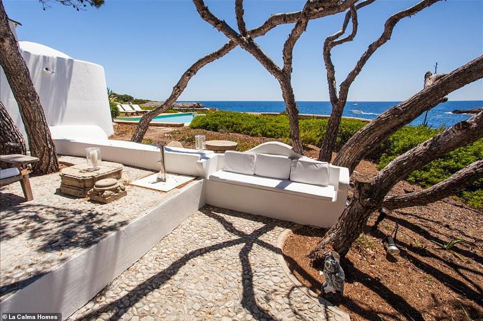 Καθιστικό Villa Ibizan