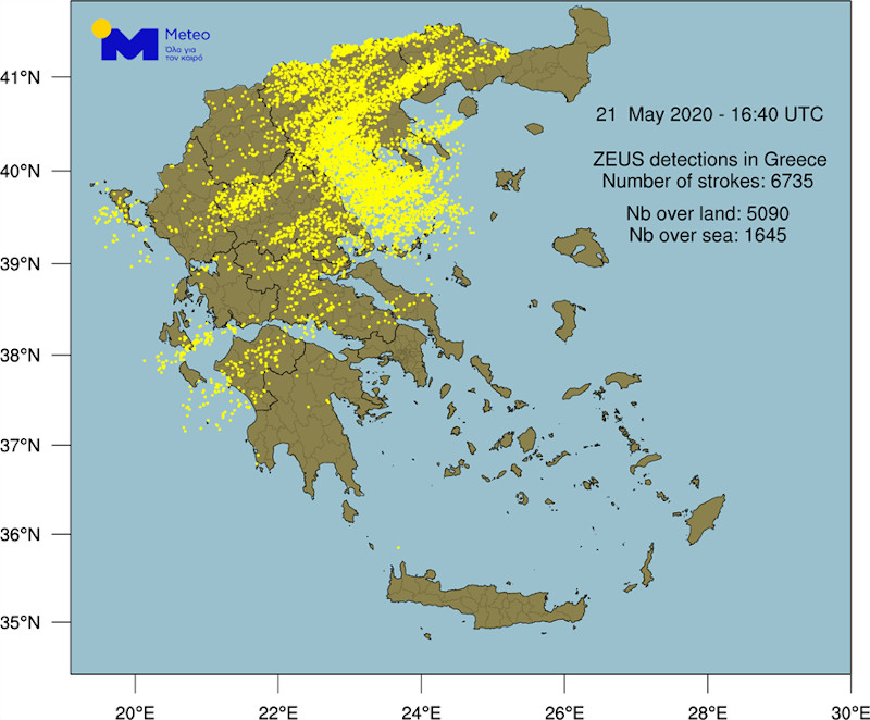 Χάρτης Κεραυνών