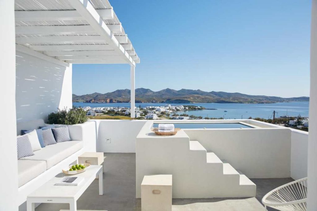 Milos Breeze Boutique Hotel βεράντα