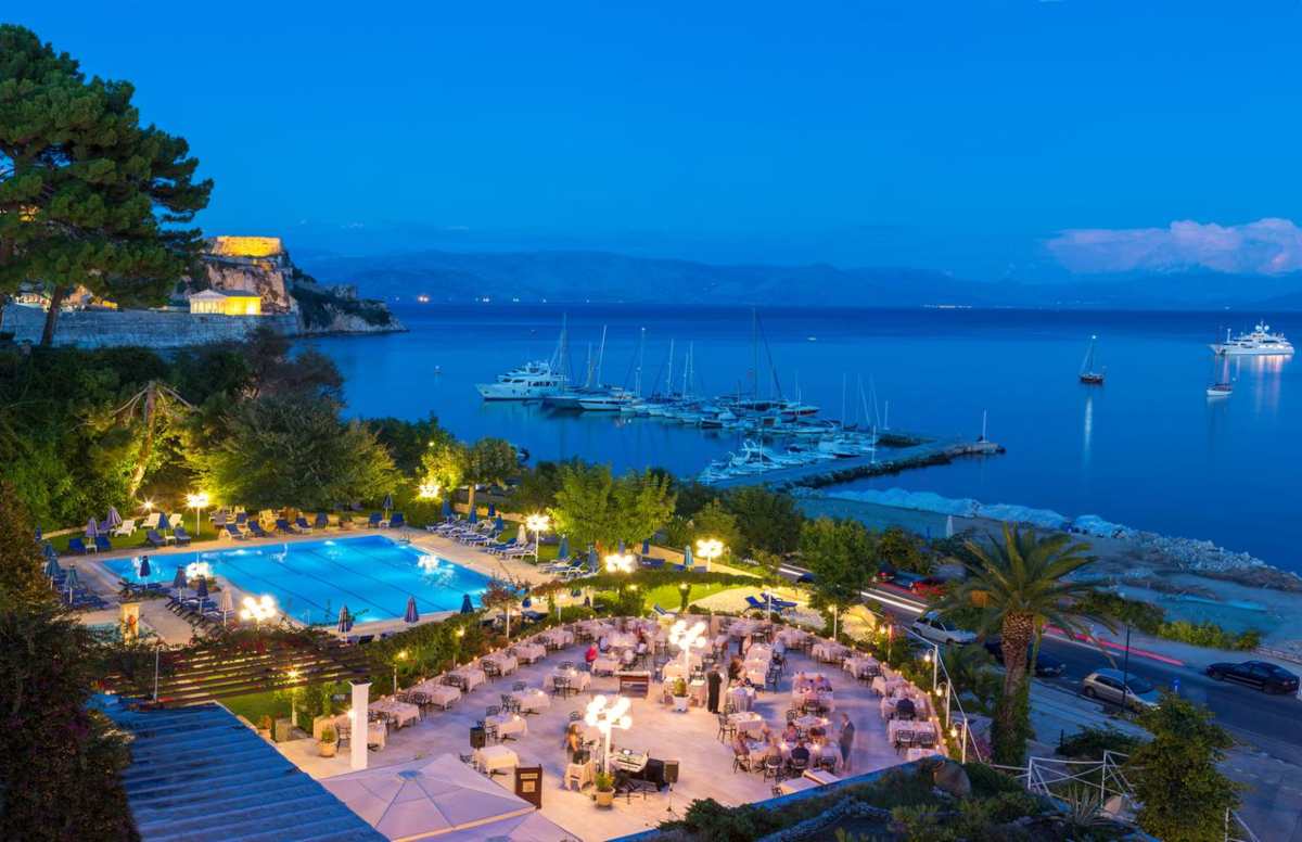 Corfu Palace Hotel από ψηλά