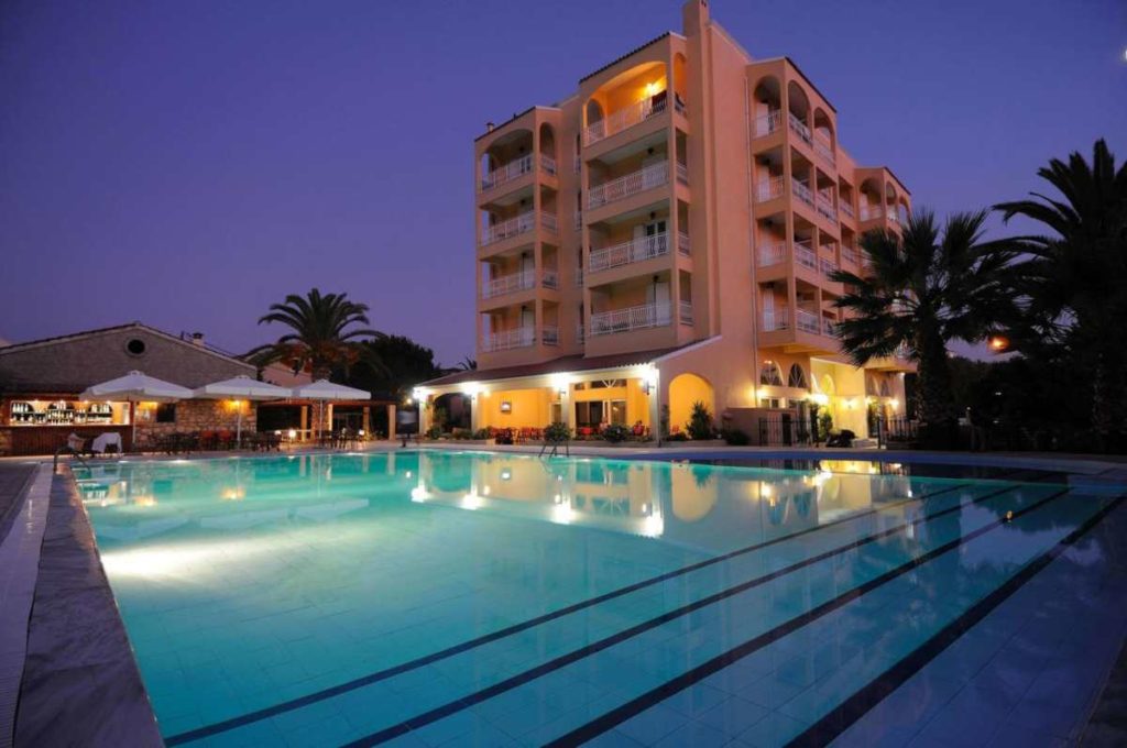 sunset hotel, Κέρκυρα