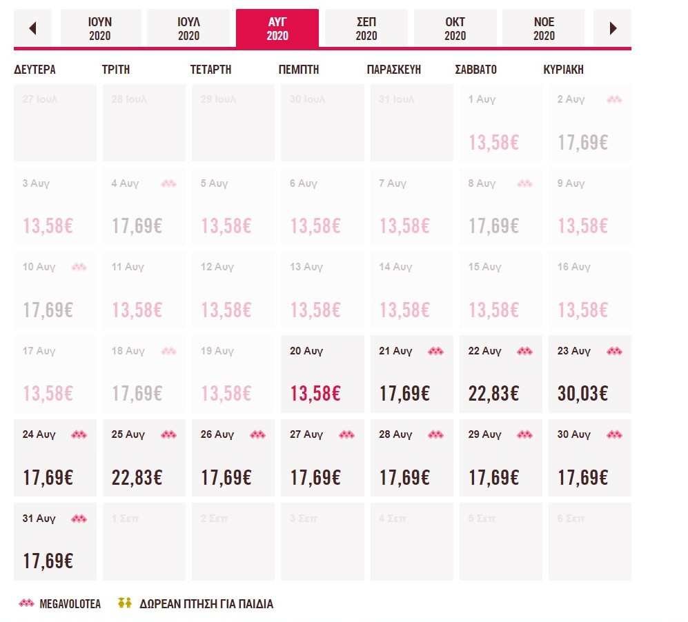 Volotea Μύκονος επιστροφή