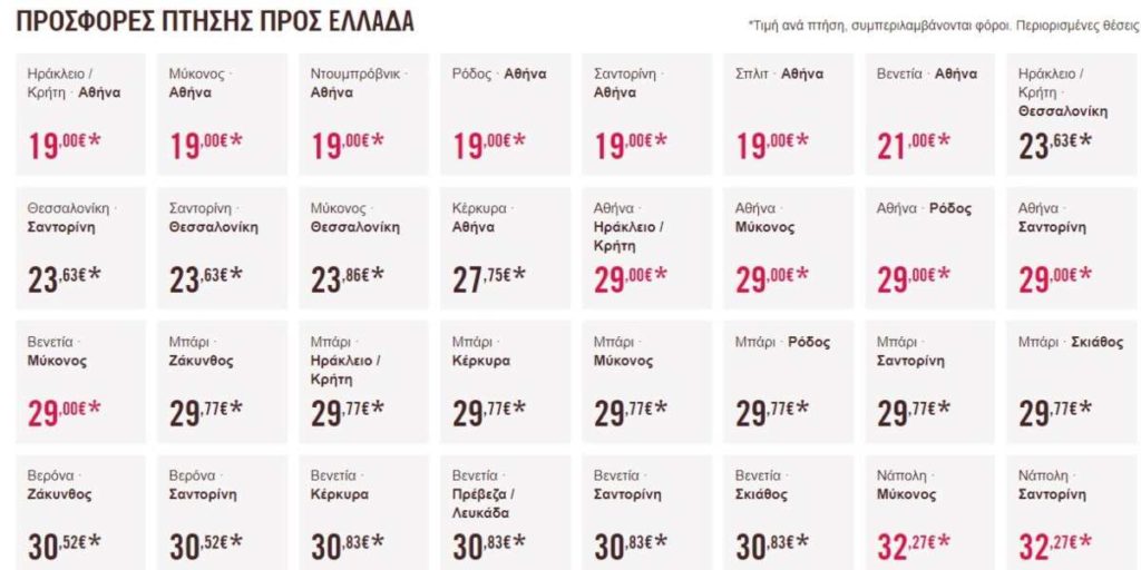 Volotea προσφορά Αθήνα