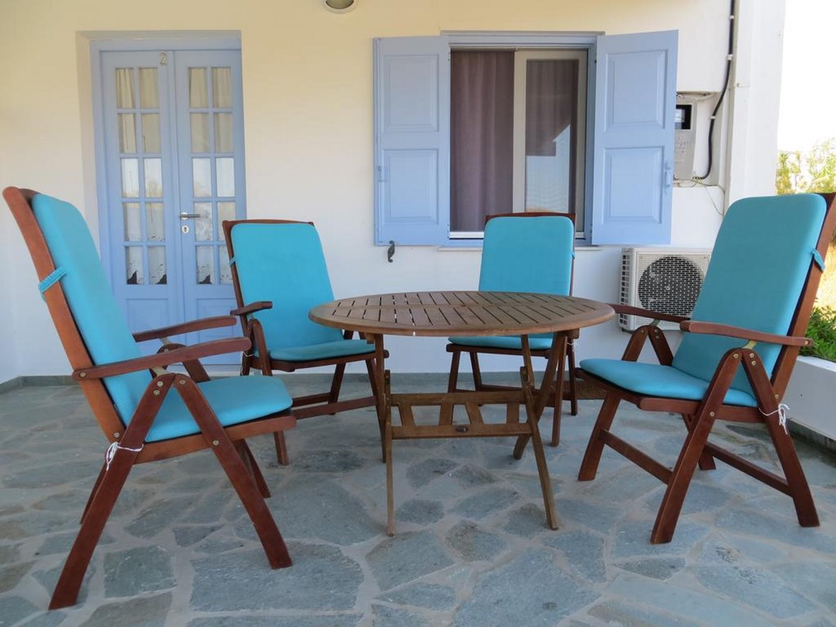 Γαλάζιο Σέριφος όμορφο μπαλκόνι