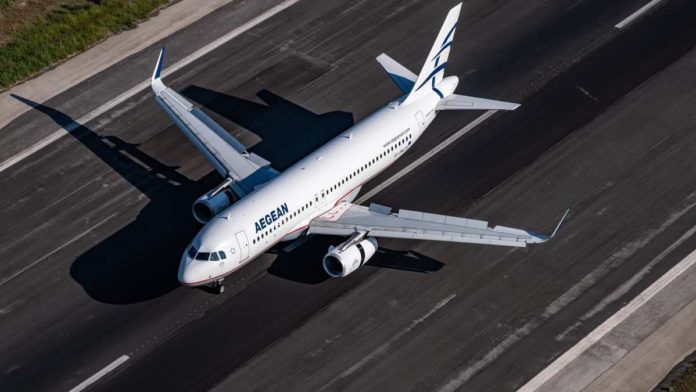 aegean-airlines (1) Αεροπλάνο Aegean Airlines