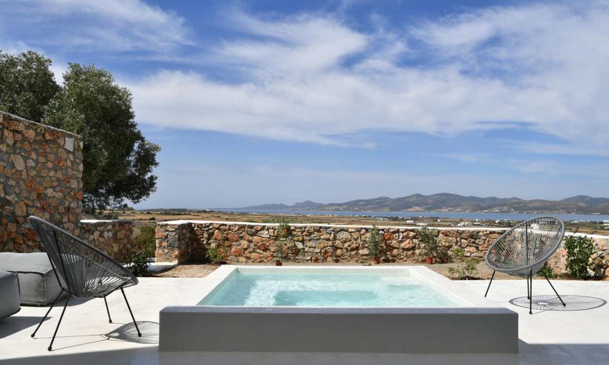 Ciel Villas Paros, εξωτερική πισίνα