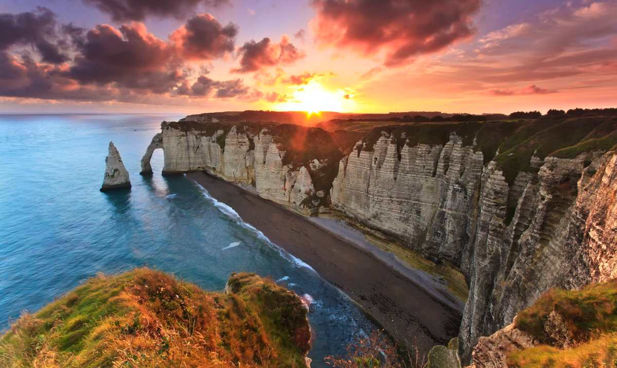 Etretat Cliffs, France