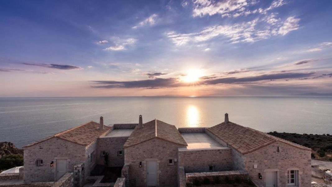 aria-estate-mani-panoramika ξενοδοχείο aria estate αρεόπολη μάνη