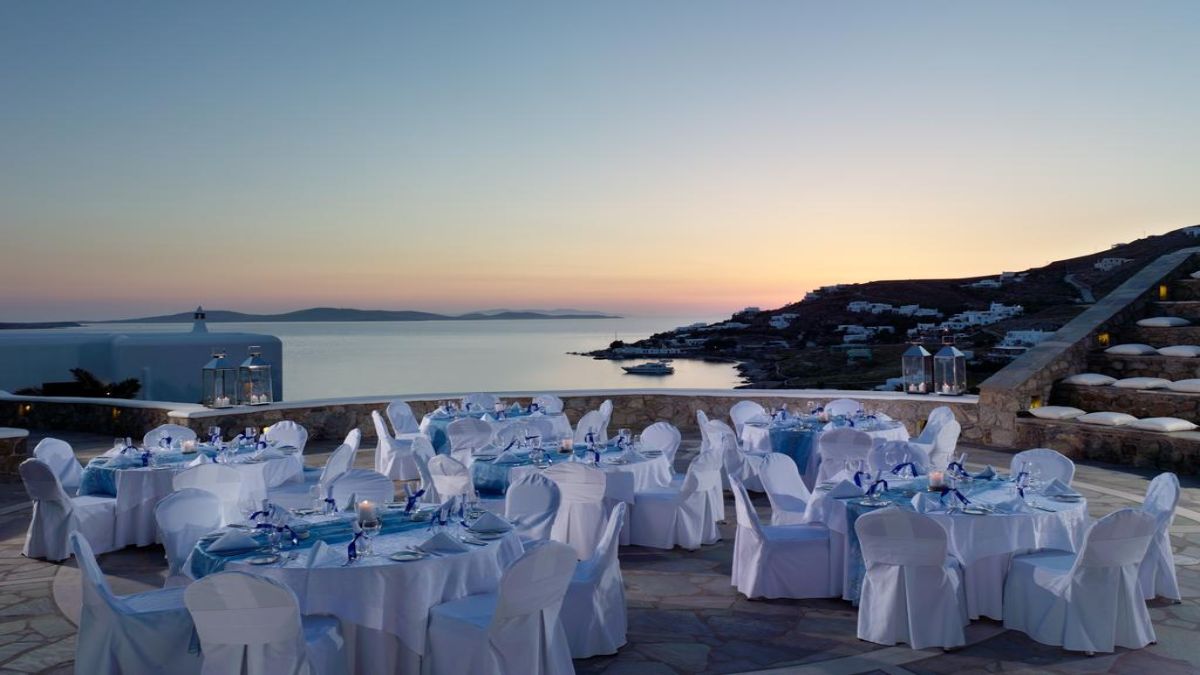 Ξενοδοχείο Mykonos Grand Hotel & Resort εστιατόριο
